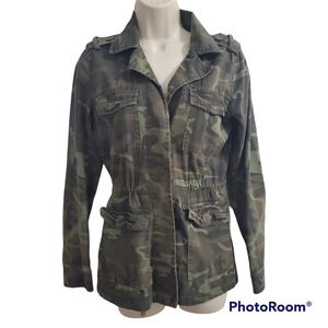 FULL TILT Camo Button Down Jacket Size XS